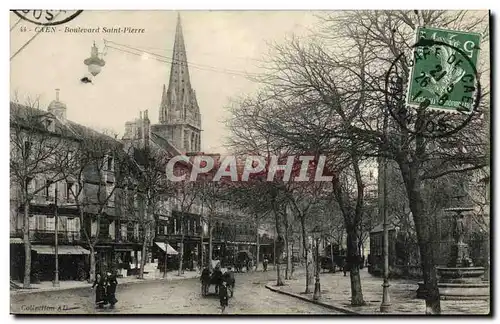 Cartes postales Caen Le Boulevard St Pierre