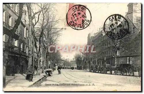 Cartes postales Caen Le Boulevard St Pierre