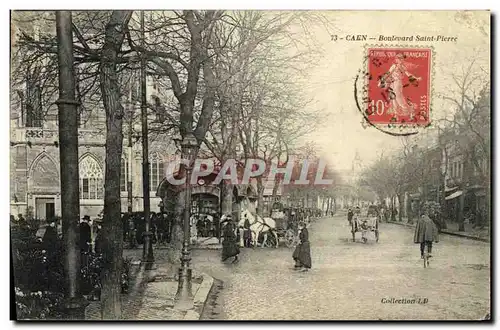 Cartes postales Caen Le Boulevard St Pierre