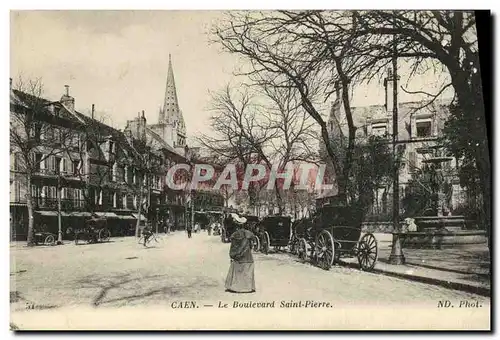 Cartes postales Caen Le Boulevard St Pierre