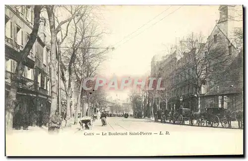 Cartes postales Caen Le Boulevard Saint Pierre