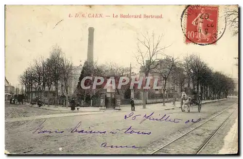 Ansichtskarte AK Caen Le Boulevard Bertrand