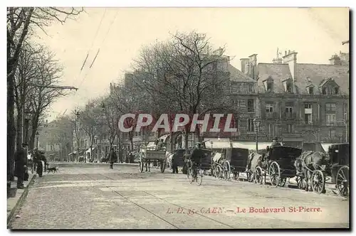 Cartes postales Caen Le Boulevard St Pierre