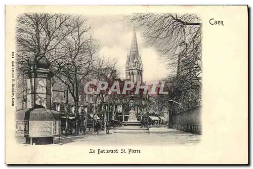 Cartes postales Caen Le Boulevard St Pierre