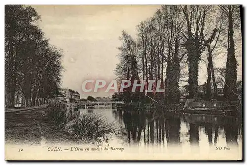 Ansichtskarte AK Caen L Orne en Amont du Barrage