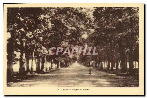 Cartes postales Caen Le grand cours