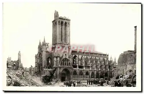 Cartes postales Caen L Eglise Saint Pierre Militaria