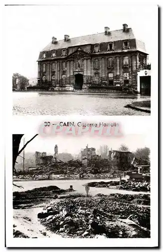 Cartes postales Caen Caserne Hamelin Militaria