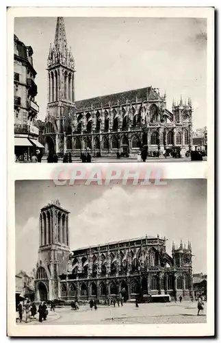 Cartes postales Caen Eglise Saint Pierre Militaria