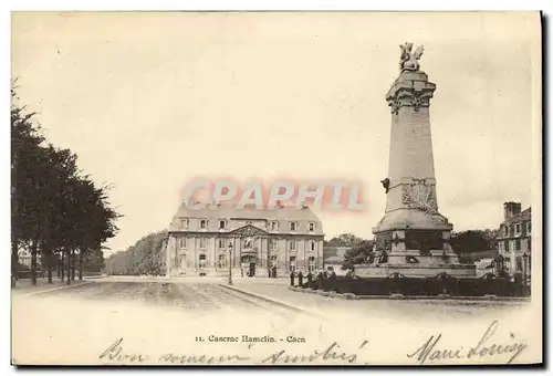 Cartes postales Caserne Hamelin Caen Militaria