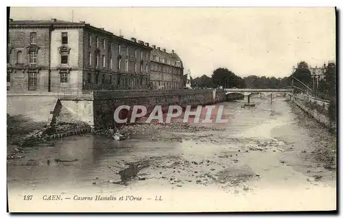 Ansichtskarte AK Caen Caserne Hamelin et l Orne Militaria