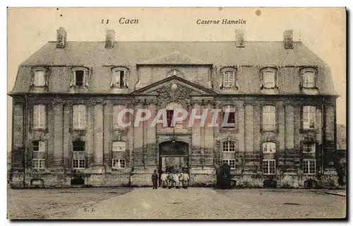 Cartes postales Caen Caserne Hamelin Militaria