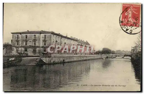 Cartes postales Caen La Caserne Hamelin vue du Barrage Militaria