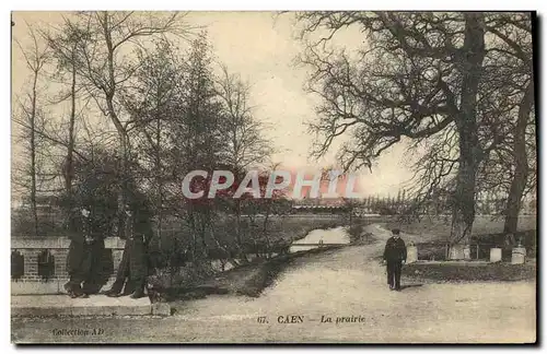 Ansichtskarte AK Caen La Prairie Soldats Militaria