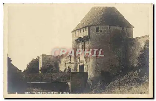 Ansichtskarte AK Caen Portes Bon Secours Chateau