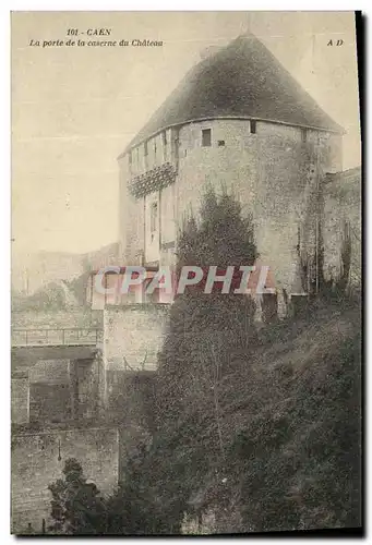 Ansichtskarte AK Caen La porte de la Caserne du Chateau