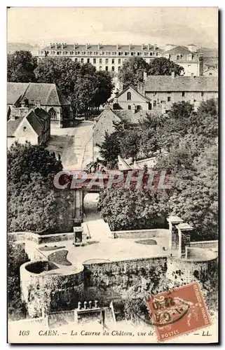 Ansichtskarte AK Caen La Caserne du Chateau vu de