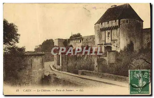 Ansichtskarte AK Caen Le Chateau Poste de Secours