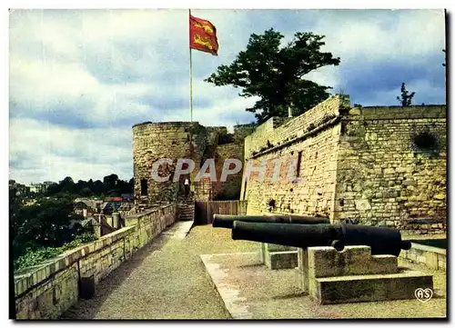 Cartes postales moderne Caen Interieur du Chateau Les Ramports