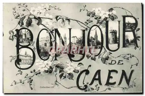 Cartes postales Bonjour de Caen