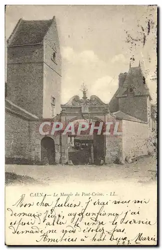 Ansichtskarte AK Caen Le Manoir du Pont Creon