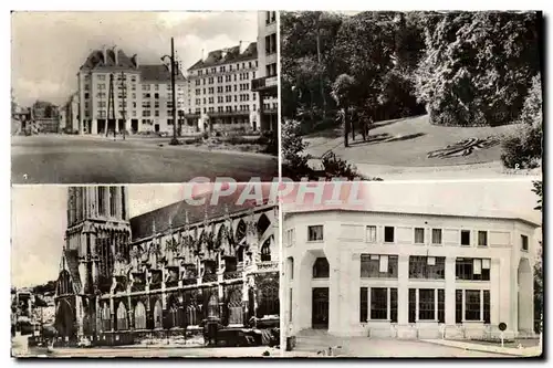 Cartes postales moderne Caen Avenue du Juin Le Jardin des Plantes Eglise Saint Pierre Poste principale