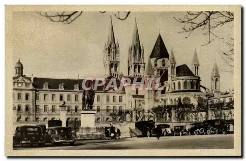 Ansichtskarte AK Caen Le Lycee Malherbe et l Abisde St Etienne