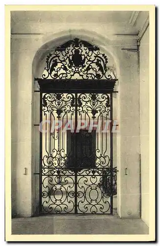 Cartes postales Caen Lycee Malherbe ancienne abbaye aux hommes Porte grillee