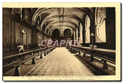 Cartes postales Caen Le Lycee Ancienne Abbaye aux Hommes La Prefecuture