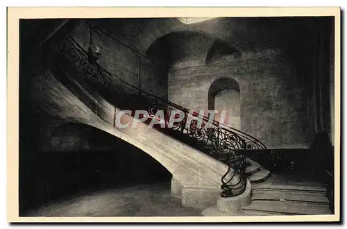 Cartes postales Caen Lycee Malherbe Escalier