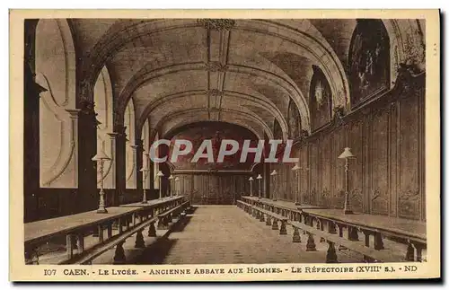 Ansichtskarte AK Caen Le Lycee Ancienne Abbaye aux Hommes Le Refectoire