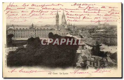 Cartes postales Caen Le Lycee