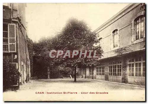 Ansichtskarte AK Caen Institution St Pierre Cour des Grandes