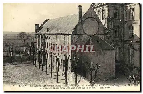 Ansichtskarte AK Caen Le Lycee Ancienne Salle des Gardes