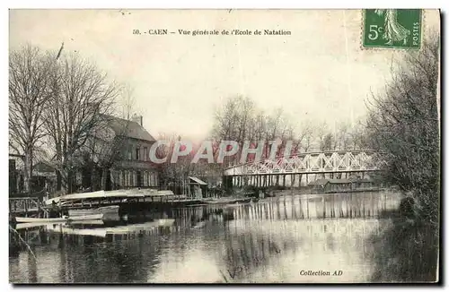 Ansichtskarte AK Caen Vue generale de l Ecole de Natation