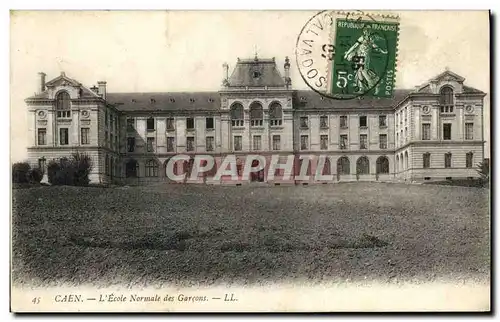 Cartes postales Caen L Ecole Normale des Garcons