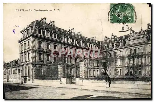 Cartes postales Caen La Gendarmerie