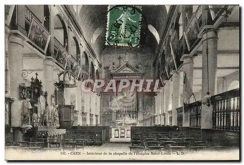 Cartes postales Caen Interieur de la chapelle de l Hospice Saint Louis