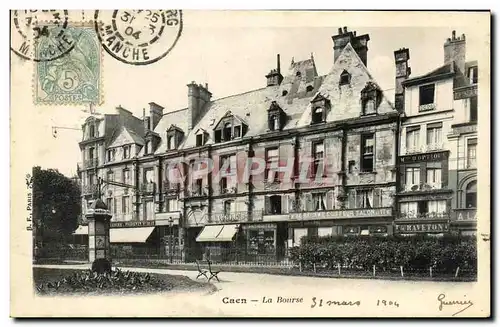 Cartes postales Caen La Bourse