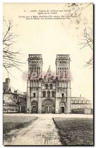 Ansichtskarte AK Caen Facade de l Abbaye aux Dames Eglise de la Trinite