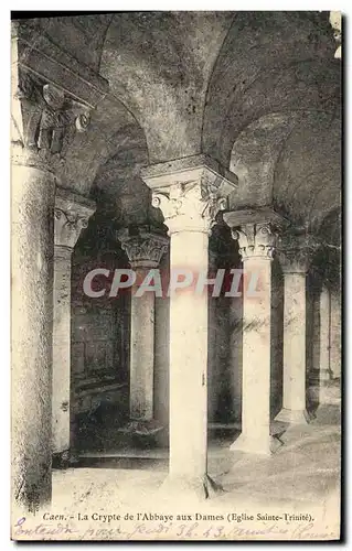 Ansichtskarte AK Caen La Crypte de l Abbaye aux Dames Eglise de la Trinite