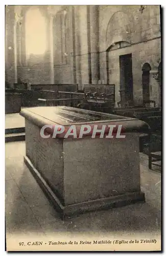 Cartes postales Caen Tombeau de la Reine Mathilde Eglise de la Trinite