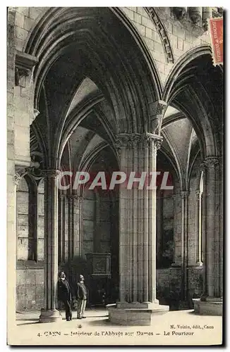 Cartes postales Caen interieur de l Abbaye aux Dames Le Pourtour