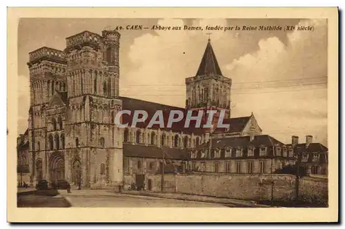 Ansichtskarte AK Caen Abbaye aux Dames fondee par la Reine Mathilde