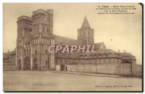 Cartes postales Caen Eglise de la Trinite Abbaye aux Dames