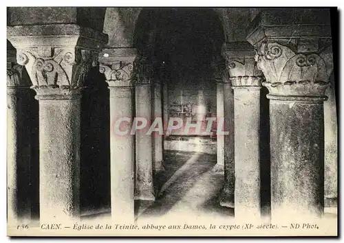 Ansichtskarte AK Caen Eglise de la Trinite Abbaye aux Dames LA crypte