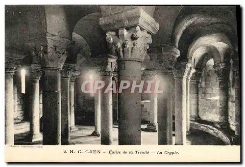 Ansichtskarte AK Caen Eglise de la Trinite La Crypte