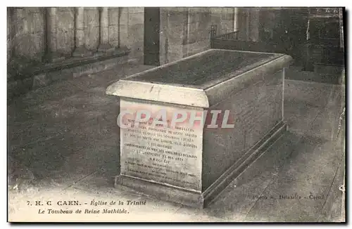 Ansichtskarte AK Caen Eglise de la Trinite La Crypte Le Tombeau de Reine Mathilde