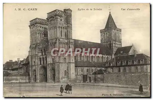 Cartes postales Caen Eglise de la Trinite Vue d ensemble