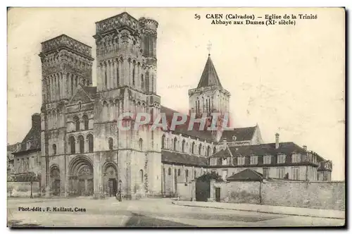 Ansichtskarte AK Caen Eglise de la Trinite Abbaye aux Dames